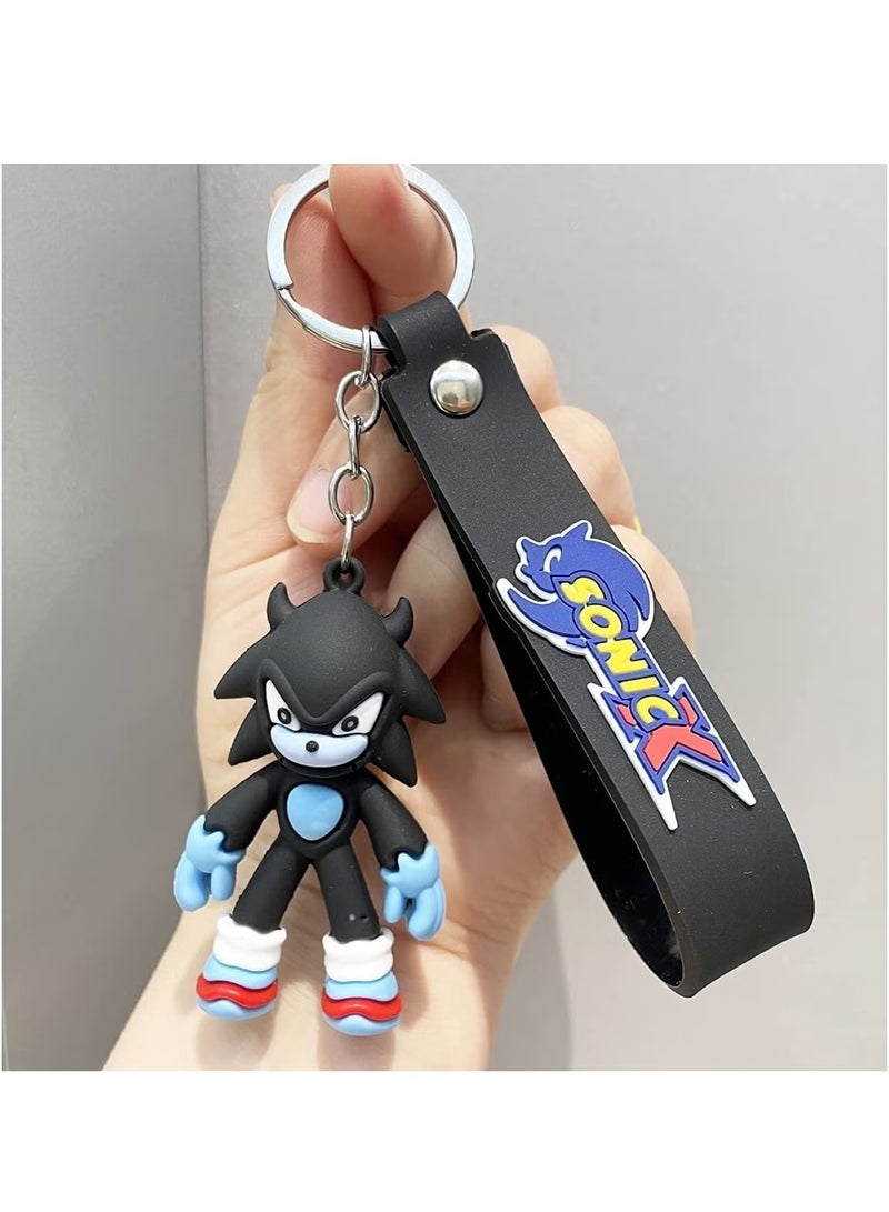 SONIC 6 Pcs Tails Plush Sonic The Hedgehog Plush Tails Sonic Plushies Stuffed Toy for Kids Birthday Party Gifts and Home Decorations Plush Keychain  - Image 5