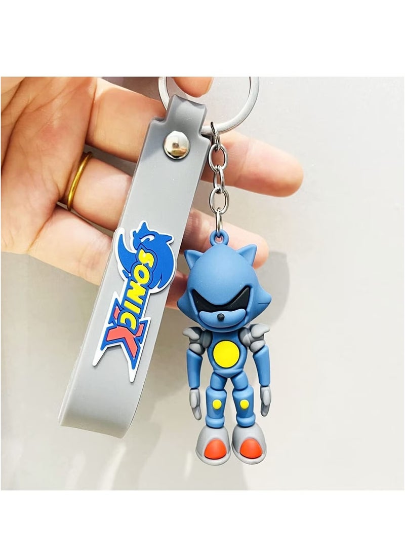 SONIC 6 Pcs Tails Plush Sonic The Hedgehog Plush Tails Sonic Plushies Stuffed Toy for Kids Birthday Party Gifts and Home Decorations Plush Keychain  - Image 3
