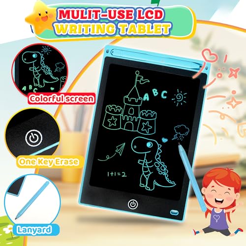 CHESLICR 12PC Sensory Travel Toys Pack for Toddler 3 4 5 Year Old Quiet Airplane Travel Activities Essential with Icd Writing Tablet Suction Cup Color Sorting Toy for Kid ADHD Autistic Fidget Gift - Image 5