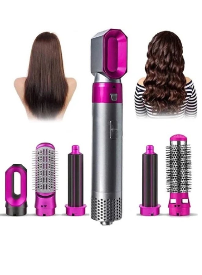 5-in-1 Styling Brush and Hair Dryer with 1000 Watts Power - Styling, Smoothing and Thickening Hair Dryer - Professional Hair Styler for Fast Drying Without Damage - All-in-One Hair Styling Tool at Home with Salon Results - Suitable for All Hair Types. - Image 1