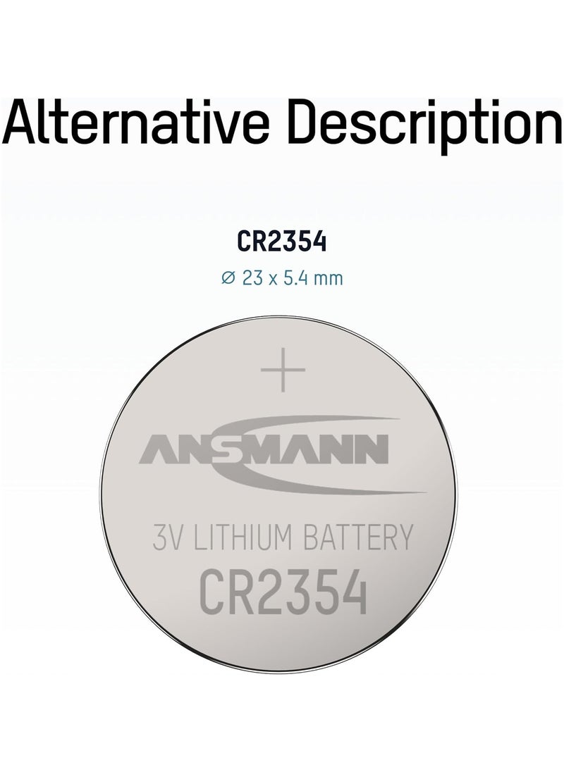 ANSMANN ANSMANN CR2354 Coin Battery [Pack of 1] Lithium 3V Button Cell Ideal For Watches, Calculators, Cameras, Computer Memory Backup Power, Car keys, Digital Cameras, Toys and Remote Control  - Image 5