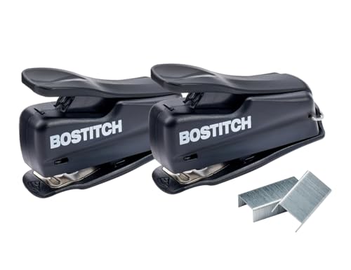 Bostitch Nano Mini Staplers Black 2Pack 18302PK - Image 1