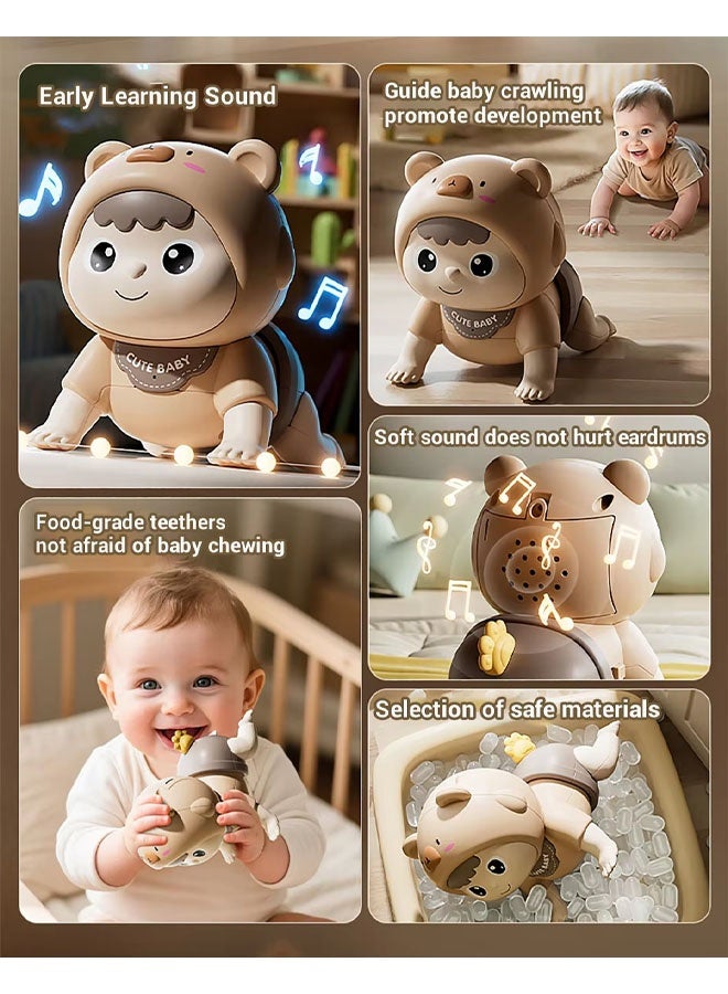 Crawling Toys for Baby Music Light Infant Toys Electric Crawling Baby Toys Baby Girl Toys Educational Toy Car Learning Toy Gifts For 18-24 Months - Image 3
