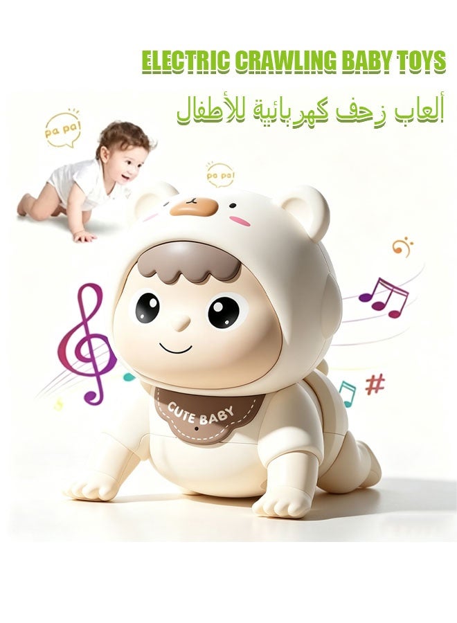 Crawling Toys for Baby Music Light Infant Toys Electric Crawling Baby Toys Baby Girl Toys Educational Toy Car Learning Toy Gifts For 18-24 Months - Image 1