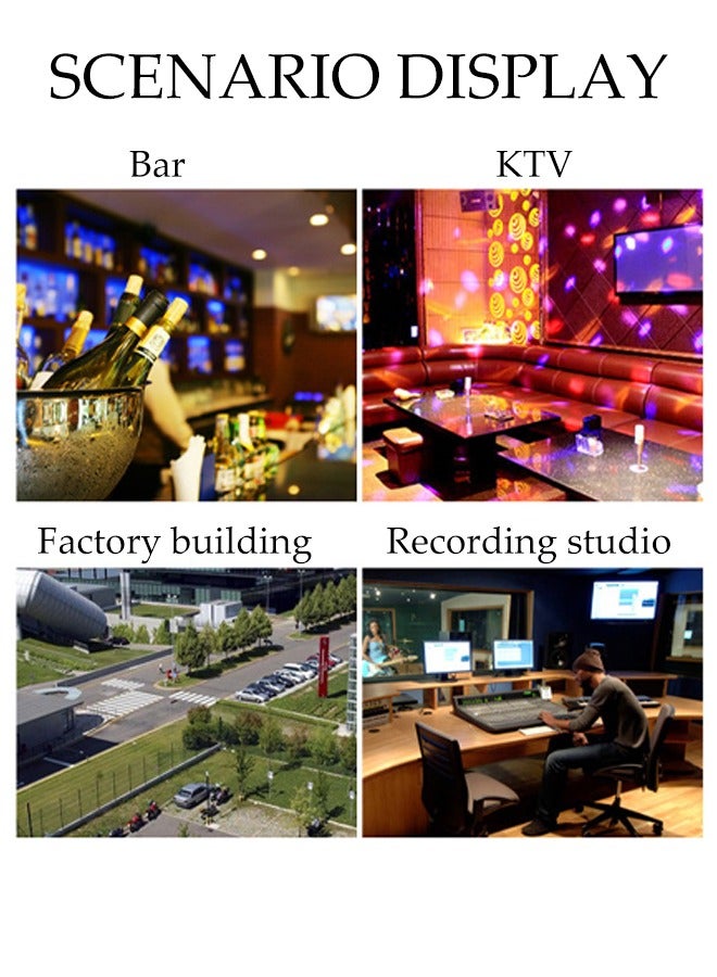 DUNISO Acoustic Panels,6 Pieces Of Sound-Absorbing Foam, 5X30X30cm, Fast-Repair Sound-Absorbing Board, Home, Studio, High-Density Flame-Retardant Soundproof Wallboard, Thickened Sound-Absorbing Foam Mushroom Head Soundproof Cotton, Wall, Bedroom, Piano Room, Ktv, Indoor, Self-Adhesive, Soundproof Board  - Image 5