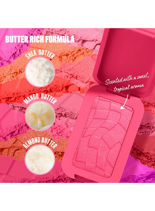 NYX PROFESSIONAL MAKEUP أحمر خدود زبدة الزبد، أحمر خدود بودرة، يدوم حتى 12 ساعة، مقاوم للتلاشي والانتقال، الحصول على لون زبدة الزبد - Image 3