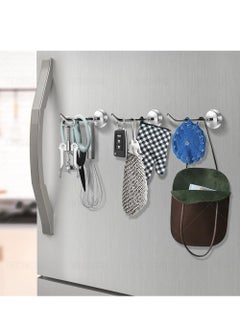KASTWAVE Magnetic Hooks 6 Pack 3 Inch Long Magnetic Cruise Hook Carrying capacity 15 lb+ Heavy Duty Magnets Hook for Hanging Large Metal Magnetic Hooks for Cabins Grill Fridge Door  - Image 5