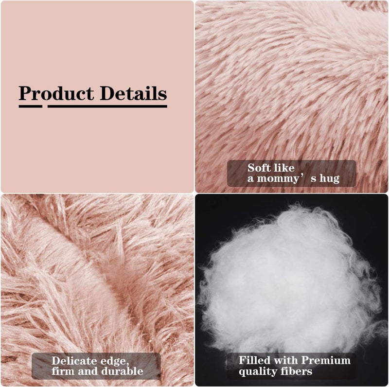 MFox Calming Dog Bed (L/XL/XXL/XXXL) for Medium and Large Dogs Comfortable Pet Bed Faux Fur Donut Cuddler Up to 25/35/55/100lbs - Image 3