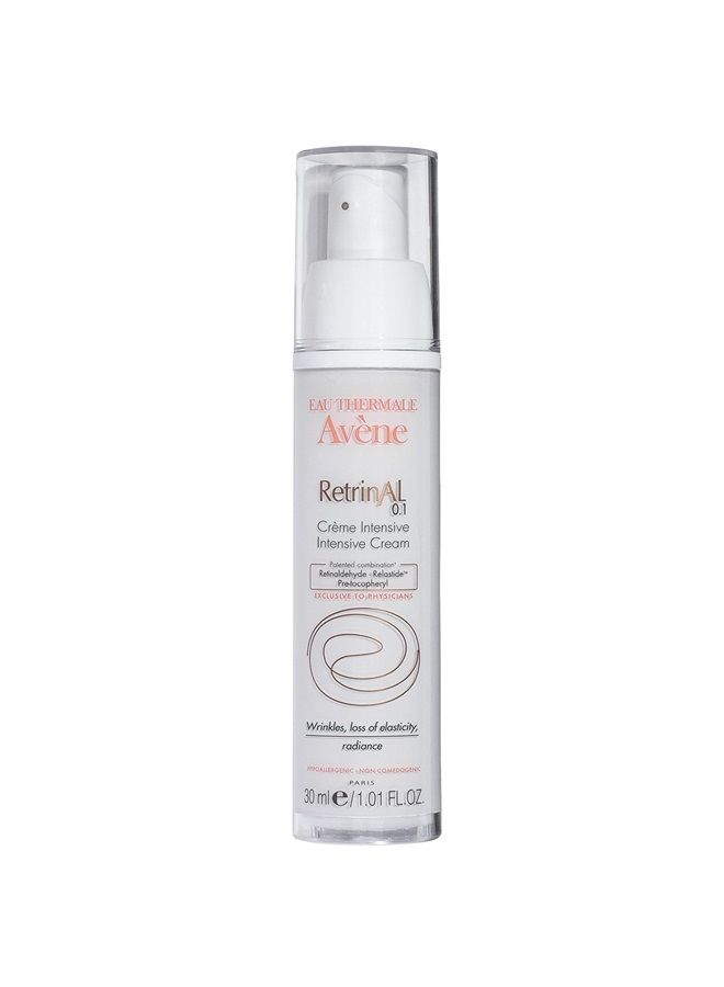 Eau Thermale Avene - كريم RetrinAL 0.1 المكثف - ريتينالدهيد - يجدد البشرة ويساعد في تقليل علامات الشيخوخة - مضخة بدون هواء - 1.0 أونصة سائلة.