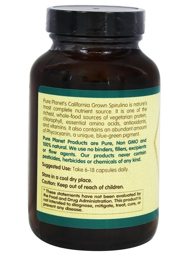 Pure Planet, Spirulina, 100 Tablets - Image 4