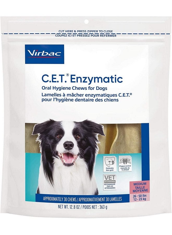 فيرباك أقراص فيرباك سي إي تي إنزيمية لتنظيف الفم، للكلاب متوسطة الحجم، 30 قرصًا - Image 1
