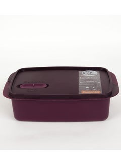 Banana LUNCH BOX WITH SPLITTER 2 LEVELS (1.5 L) - Purple  - Image 2