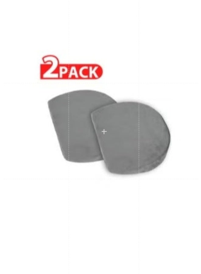 Pregnancy 2 Pack Pillow Wedge For Sleeping belly Support, Maternity Wedge Pillow Dark Grey