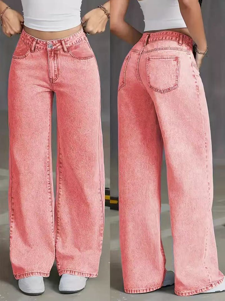Unisex Casual Daily Denim Jeans - Image 1