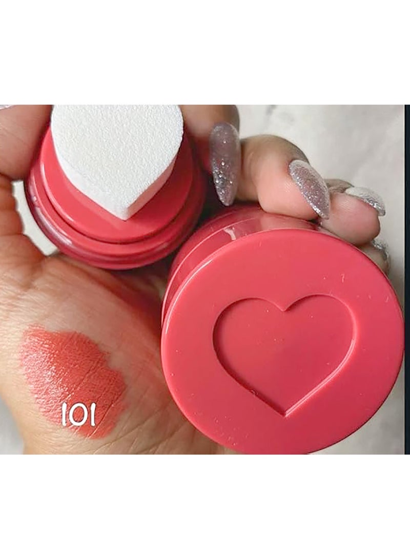 Air cushion blush Long lasting- Heart - 5082-Shade101