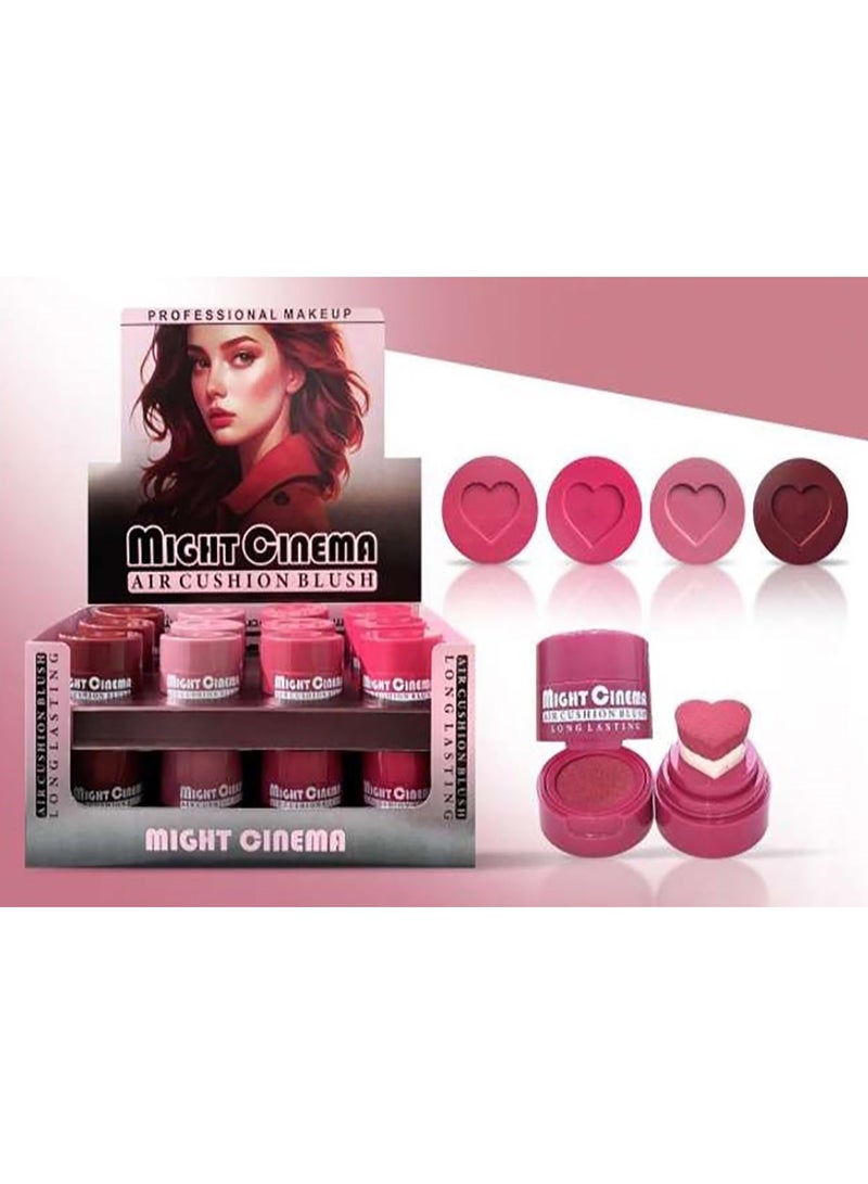 Air cushion blush Long lasting- Heart - 5082-Shade101