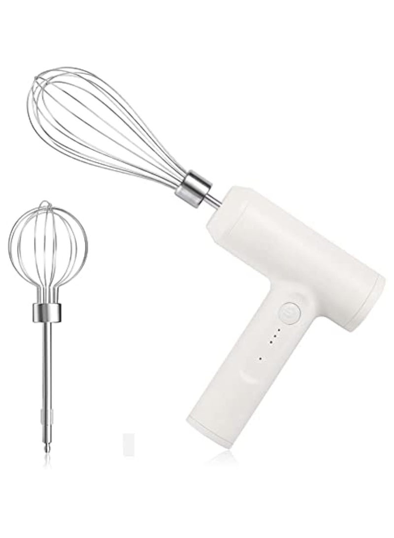 Arabest Milk Frother Hand Mixer Electric,Built-In High-Capacity Battery Rechargeable Frother with 2 Stainless Whisks,3-Speed Adjustable Coffee Stirrers,Suitable for Coffee,Milk,Eggs,Cakes,Chocolates,Etc  - Image 1