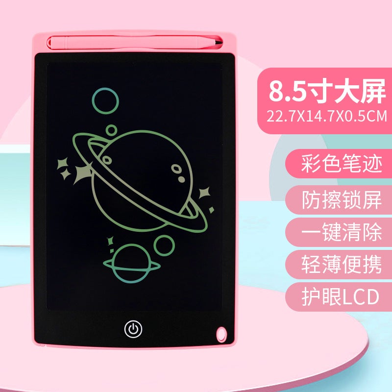 Lcd Handwriting Board Kidsren'S Lcd Digital Message Version Student Small Blackboard Graffiti Painting Drawing Board Toy - Image 1