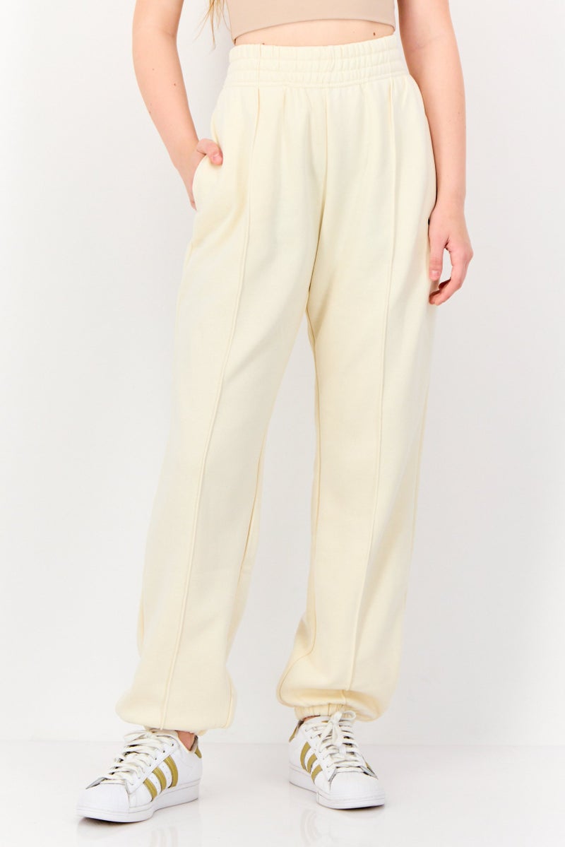 Nike Women Loose Fit Outdoor Sweatpants, Cream  - Image 1