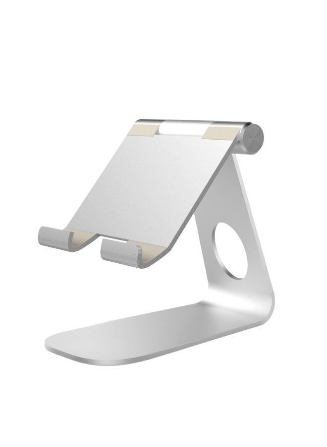 Adjustable Foldable Aluminum alloy Phone Tablet Stand Holder,Silver - Image 1