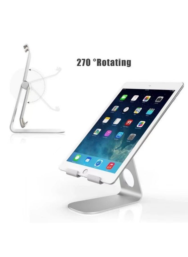 Adjustable Foldable Aluminum alloy Phone Tablet Stand Holder,Silver - Image 4