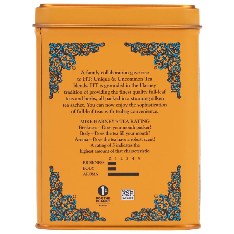 HARNEY & SONS Harney and Sons Decaf Hot Cinnamon , Decaf Flavored Black 20 Sachets per Tin 1.4oz - Image 2