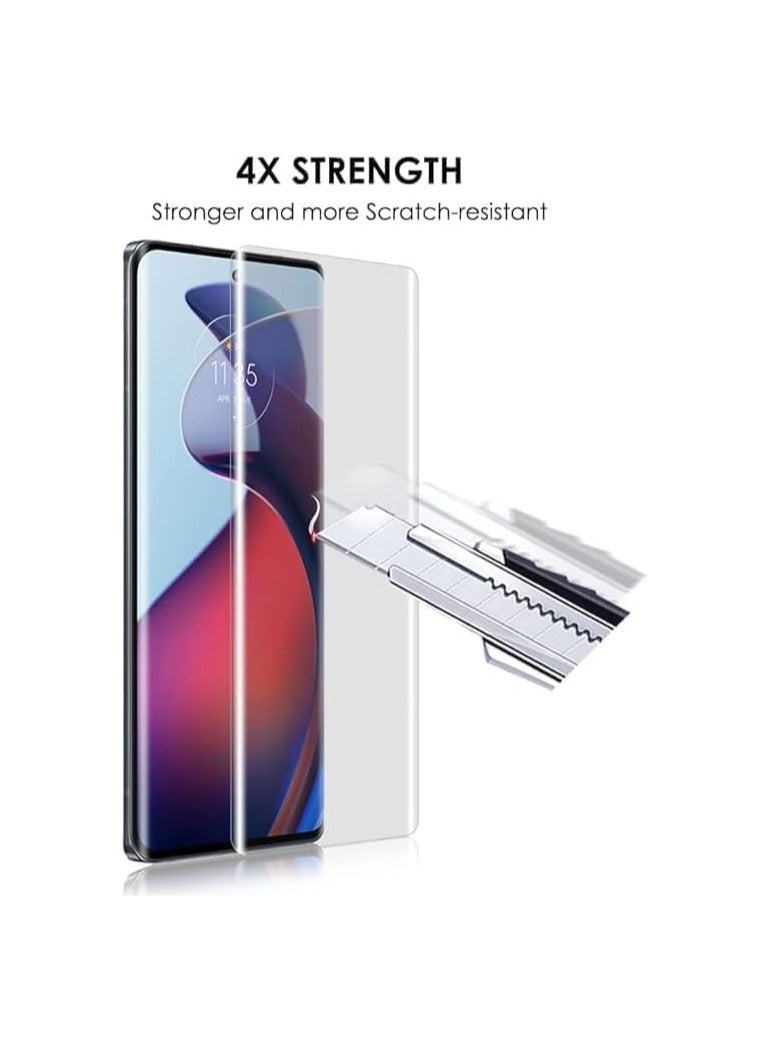 Screen Protector Compatible with Honor Magic 7 Pro Tempered Glass [Fingerprint Unlock] [Anti-Scratch] [9H Hardness][HD] Camera Lens Protector for Honor Magic 7 pro Screen Protector - Upgrade Full Coverage  - Image 2