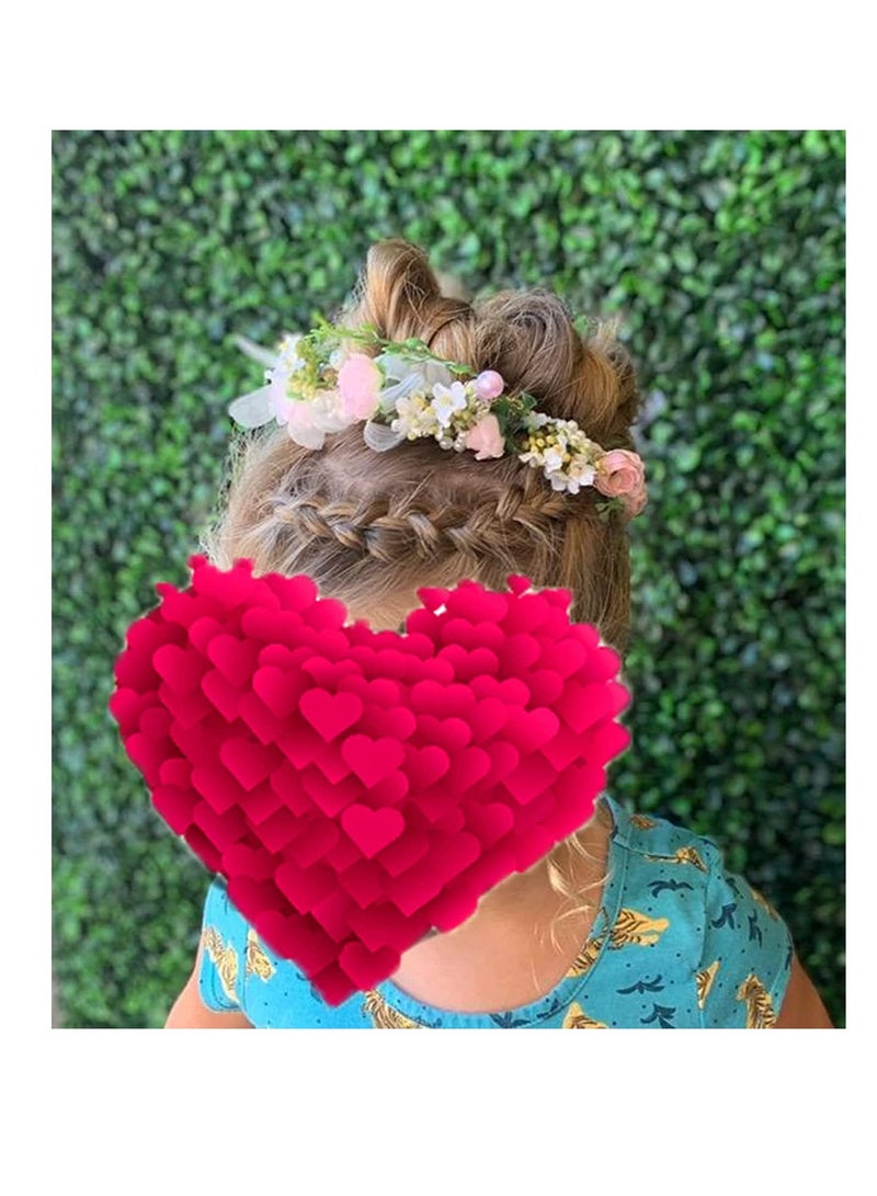 Loquat Boho Flower Headband Hair Wreath Floral Garland Crown Halo Headpiece with Ribbon Wedding Festival Party - Image 2