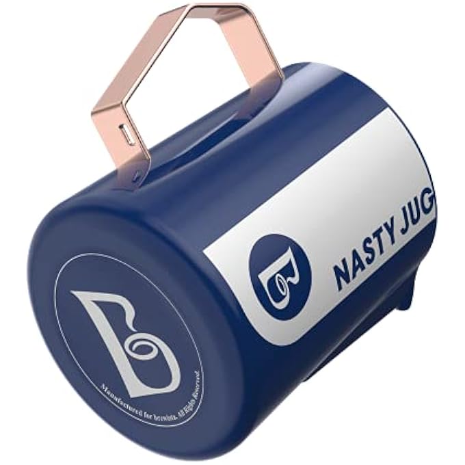 برويستا إبريق رغوة الحليب Nasty Jug سعة 600 مل، أداة باريستا لاتيه آرت من Irvine Quek، مقبض مريح من الفولاذ المقاوم للصدأ - Image 3