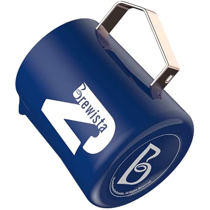 برويستا إبريق رغوة الحليب Nasty Jug سعة 600 مل، أداة باريستا لاتيه آرت من Irvine Quek، مقبض مريح من الفولاذ المقاوم للصدأ - Image 2