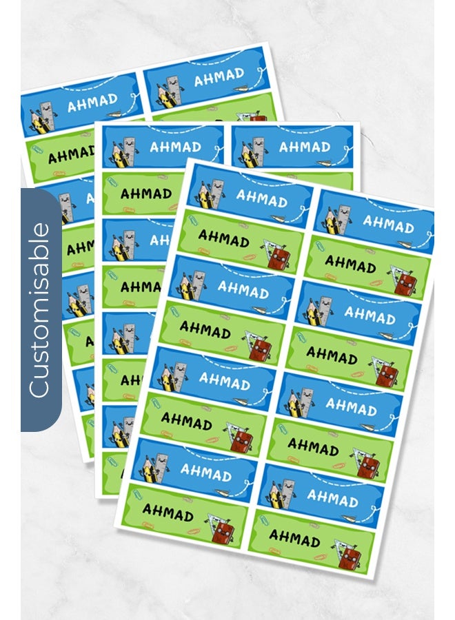 شير ذا لوف  ملصقات مدرسية مخصصة للأطفال – ملصقات العودة إلى المدرسة - Image 1