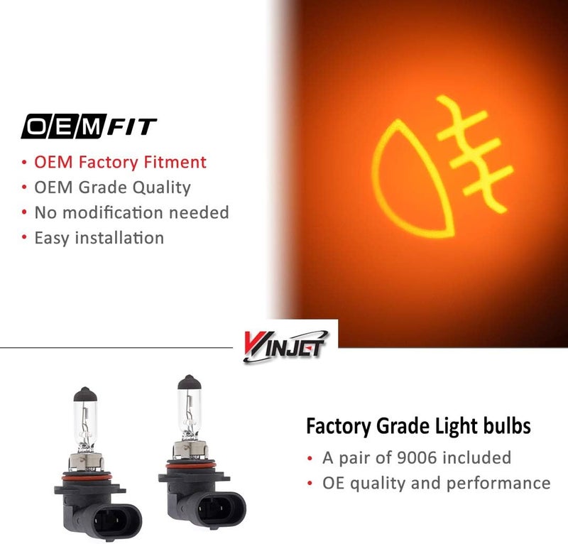 Winjet WJ30-0081-12 OEM Series Driving Fog Lights for BMW E46 M3, E39 M5, 330i/330Ci - Image 2