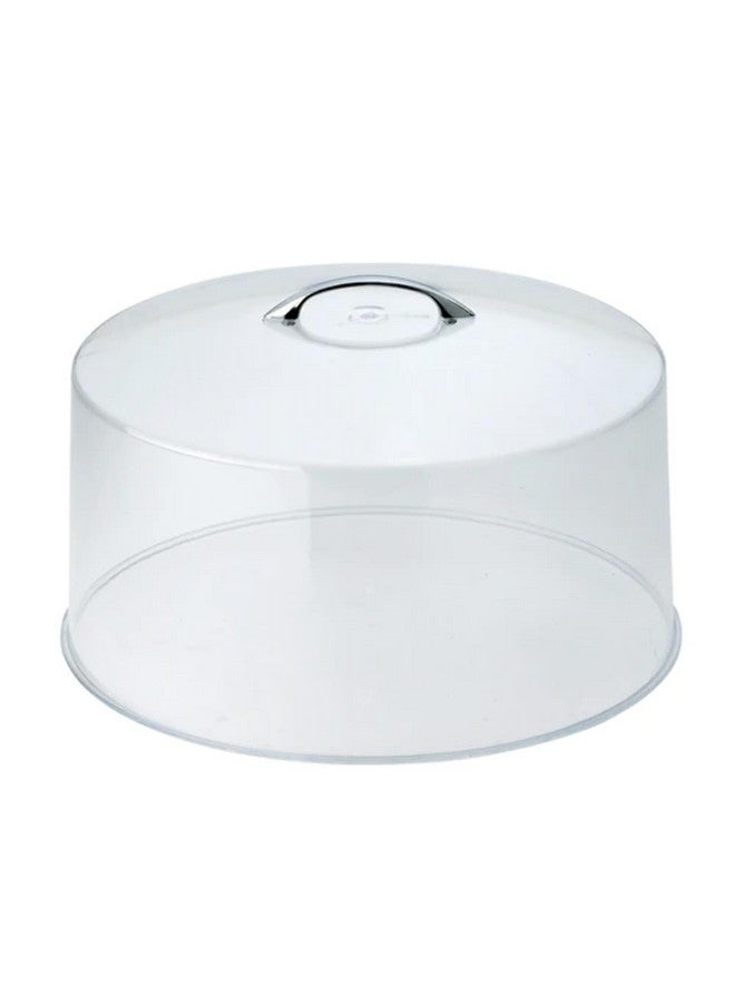 Winco CKS-13C Round Acrylic Cake Stand Cover, 12-Inch, Clear - Image 1