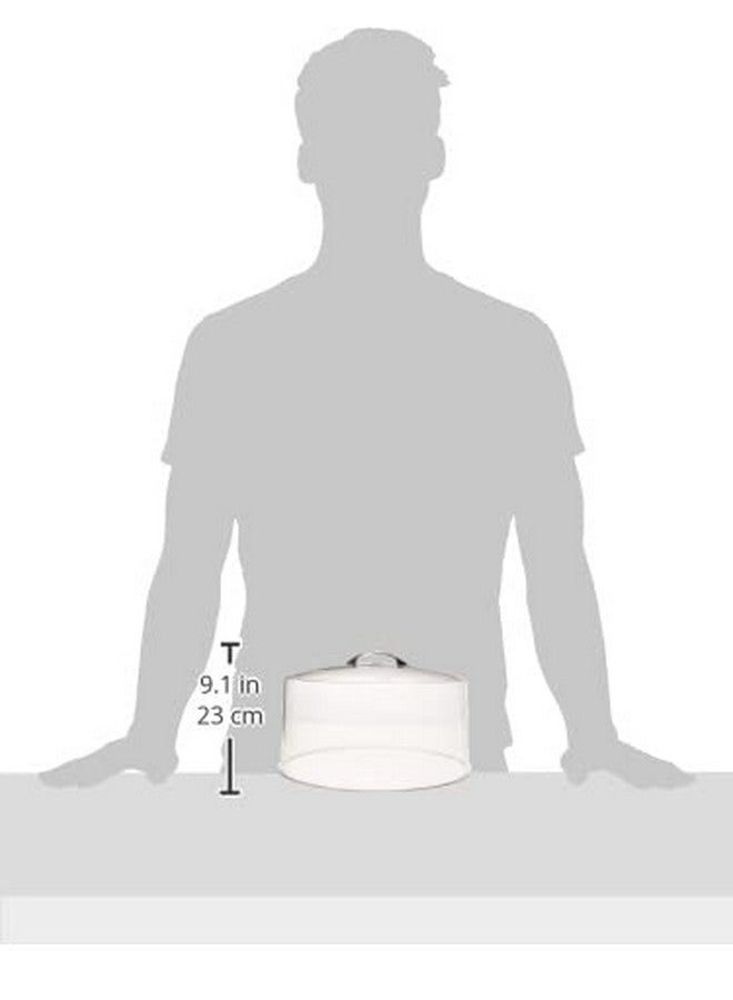 Winco CKS-13C Round Acrylic Cake Stand Cover, 12-Inch, Clear - Image 2