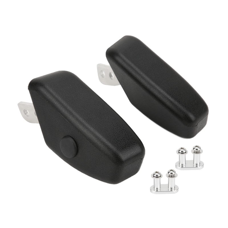 Akozon Motorcycle Armrest Pair of Passenger Motorcycle Rear Armrest with Drink Holder Port Replacement For Gold Wing Tour GL 20182020 Passenger Armrest