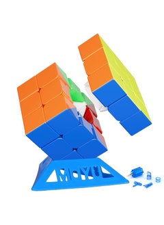 MoYu Moyu RS3M 2021 Magnetic Speed Cube Maglev Version(Upgraded), Speed Cube 3x3 Sticker-Less Quieter Turning, Magic Cube 60pcs Magnets on Axes&Corners Steady Turning, Gift for Speed Cuber  - Image 2