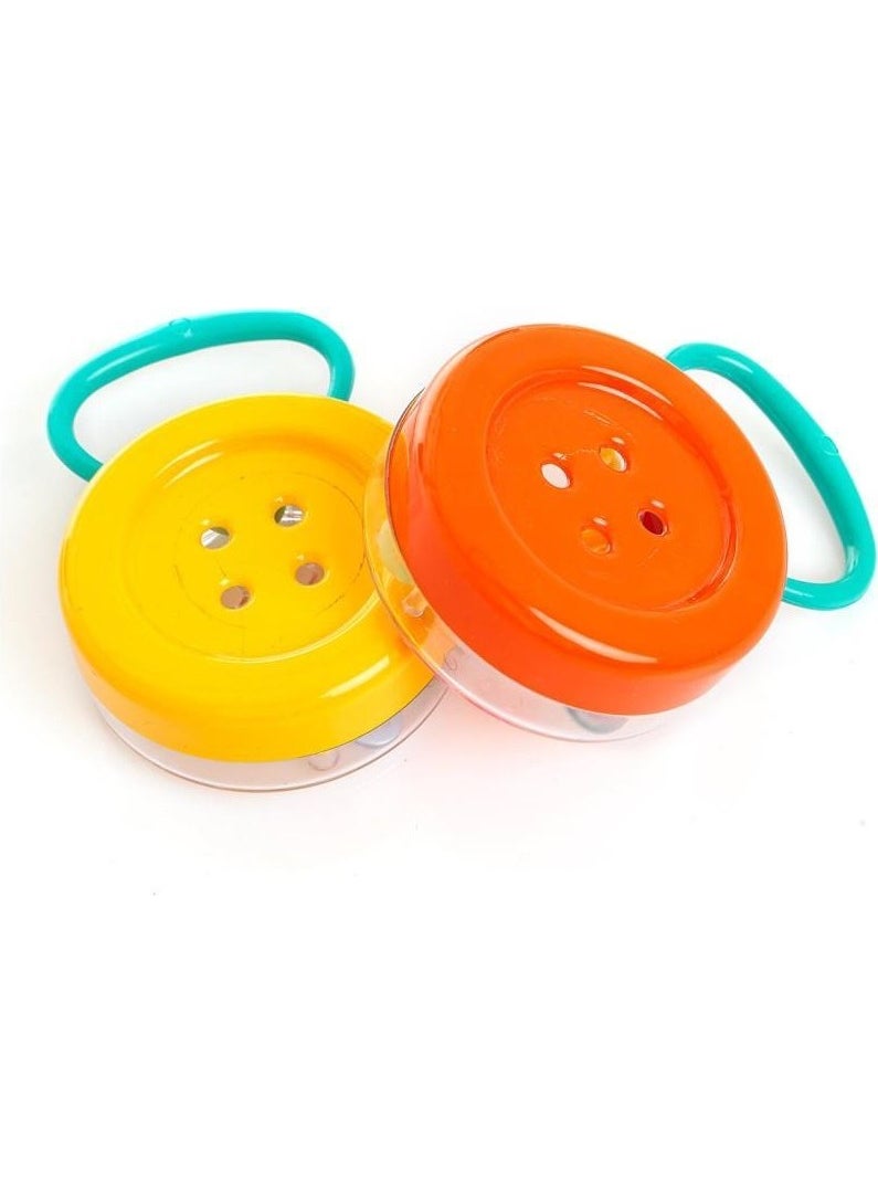 Let's Be Child Zuzu Toys Button Rattle 2 Pack 4118, Rattle for Babies  - Image 3