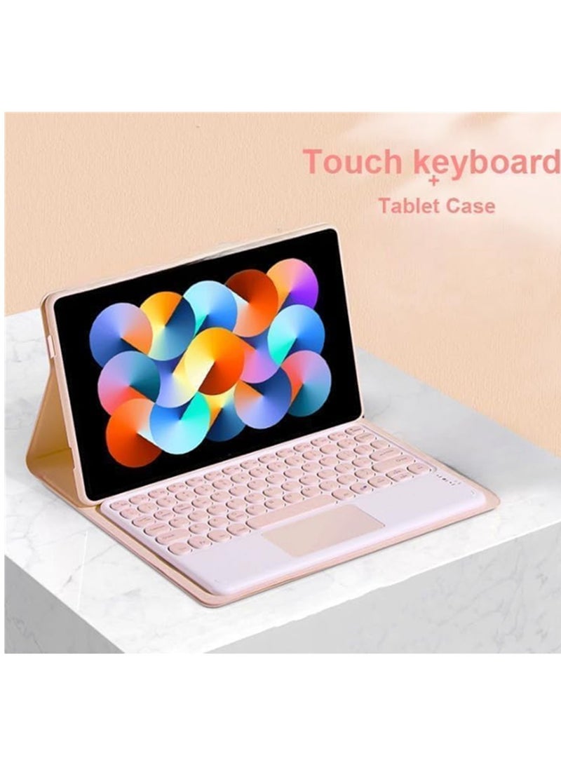 Aookay Arabic and English Touchpad  Keyboard Case Compatible with Lenovo Idea Tab Pro 12.7 Inch 2025, Slim Protective Case with Detachable Wireless Bluetooth Keyboard & Mouse (Black) - Image 5