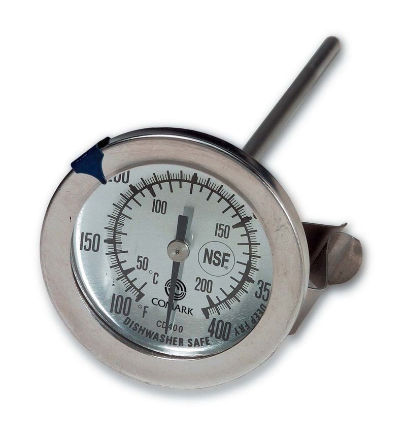 Comark CD400K Candy/Deep Fry Thermometer with Clip, Multicolor