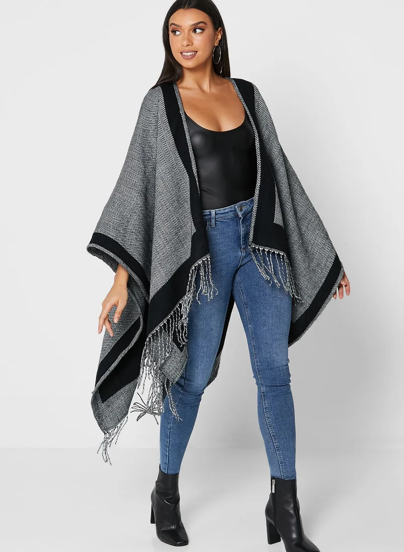 ELLA Textured Cape Scarf