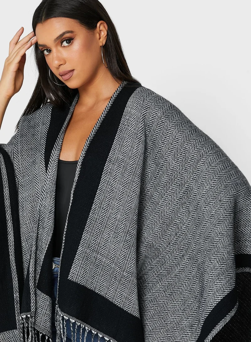 ELLA Textured Cape Scarf
