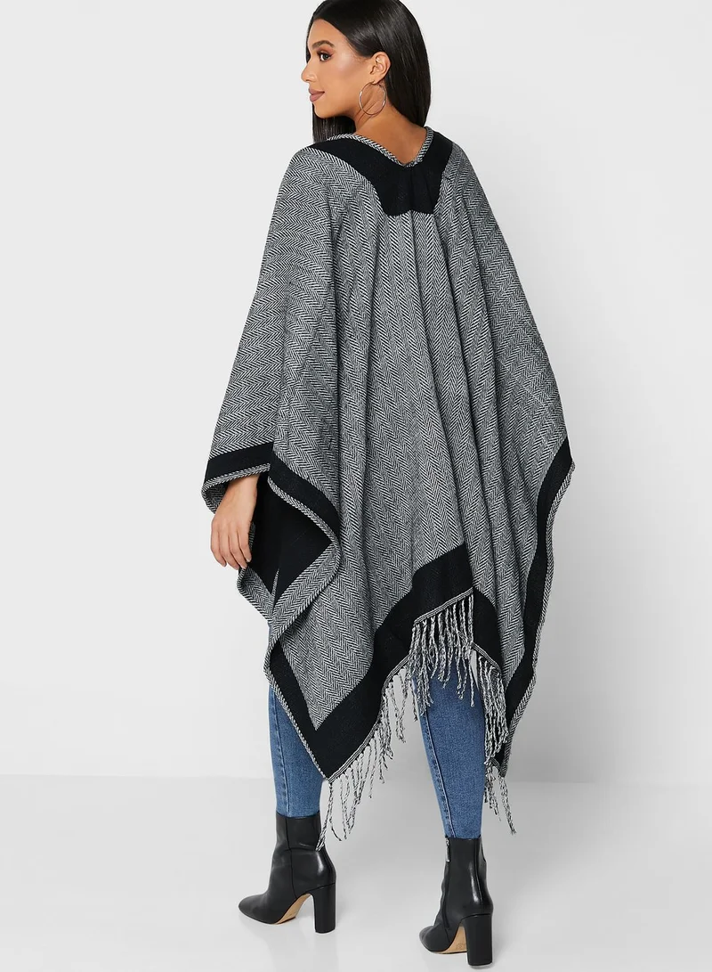 ELLA Textured Cape Scarf