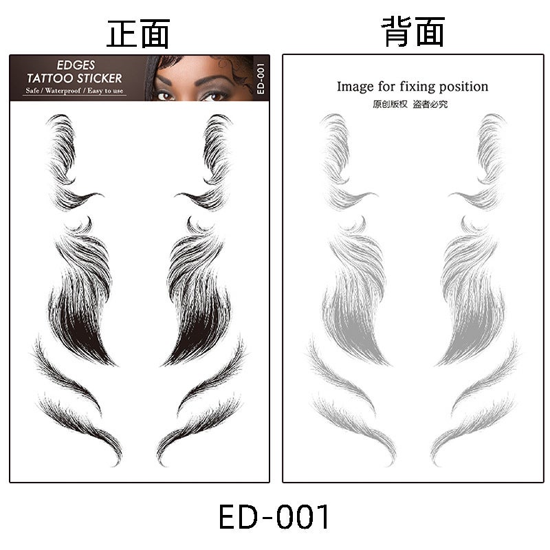 Hair Stickers Bangs Tattoo Baby Hair Tattoo Hairline Hair Stickers Party Essential - Image 3