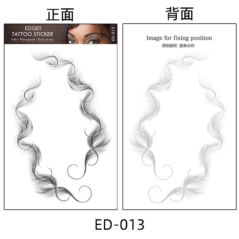 Hair Stickers Bangs Tattoo Baby Hair Tattoo Hairline Hair Stickers Party Essential - Image 4