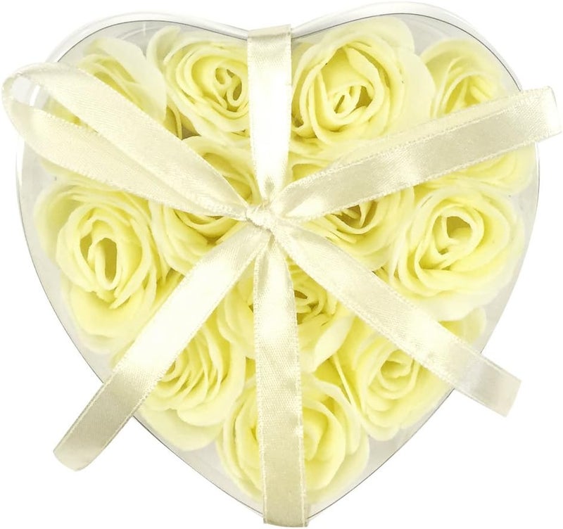 Scented Rose Soaps set of 12  Ivory
