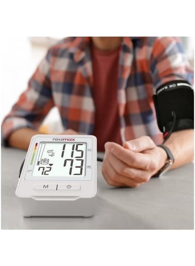Rossmax Z1 Automatic Upper Arm Blood Pressure Monitor – Large LCD Display – USB Type-C - Image 2