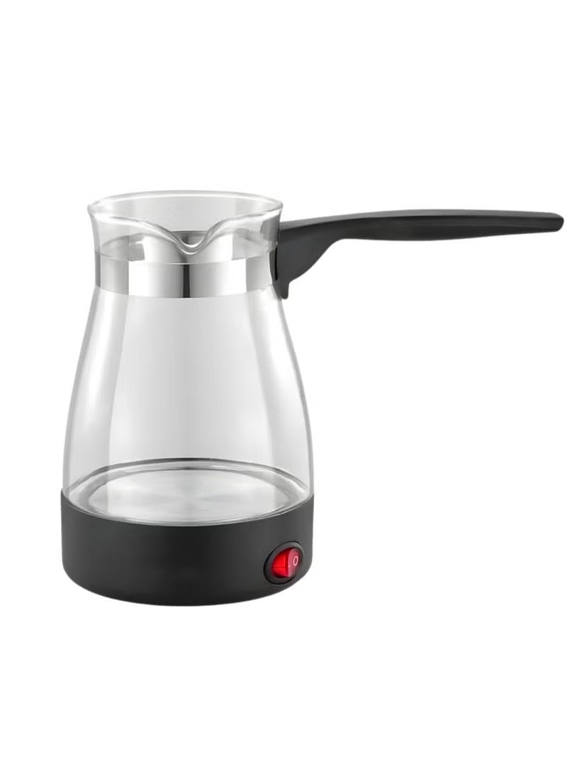 Ocean Power MA-1636 Electric Turkish Coffee Pot - 600W Glass Coffee Pot - 360° Rotating Base. Multi-colored. - Image 4