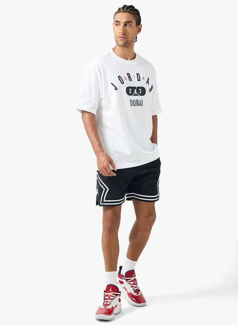Jordan WHITE/(BLACK) M J DUBAI CITY SS CREW for Men | Best Price UAE