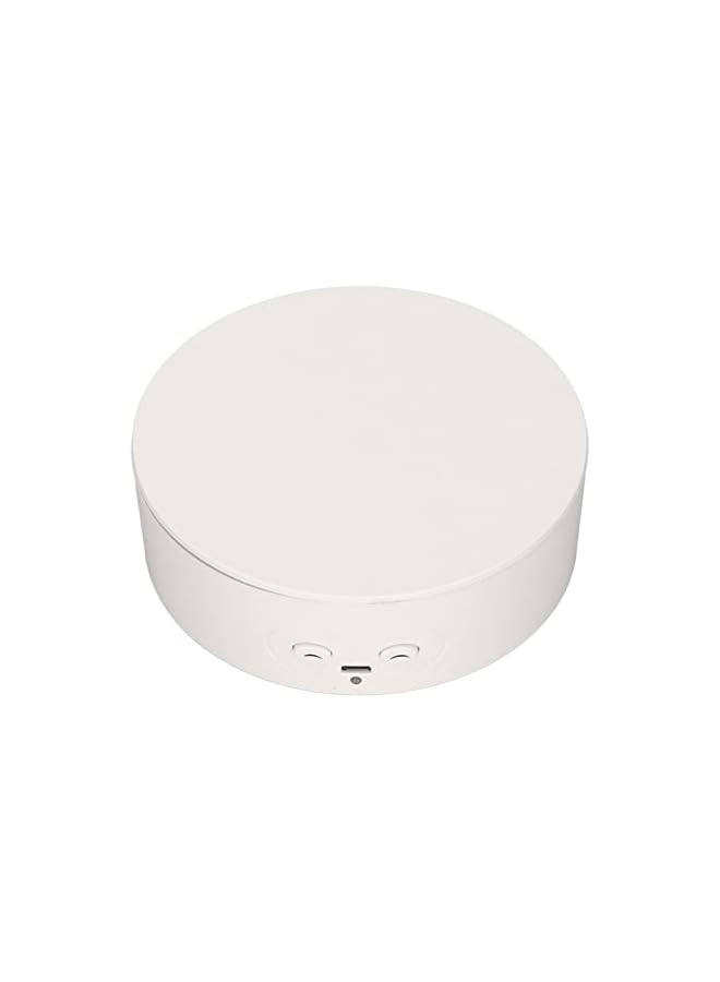 The Bros Rotating Display Stand, 360 Degree Motorized Rotating Turntable Display Stand for Wine Bottles Cosmetics Photography Products Shows Jewelry, Load 6.6Lb, Battery/USB Power Supply (White) - Image 2