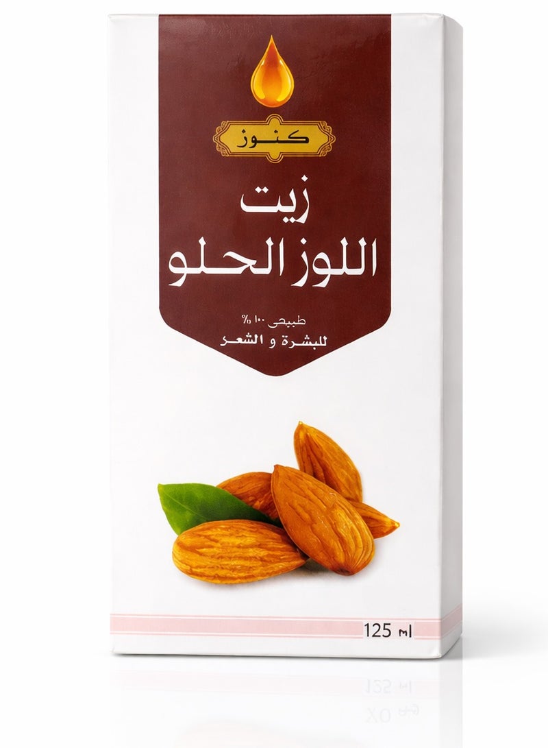Sweet Almond Oil For Hair and Skin 125 ml